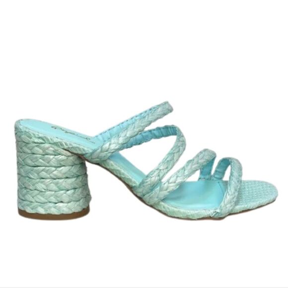 BRAND NEW QUPID MINT STRAPPY SANDAL - Picture 16 of 16